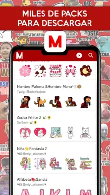 Memetflix Stickers android App screenshot 1